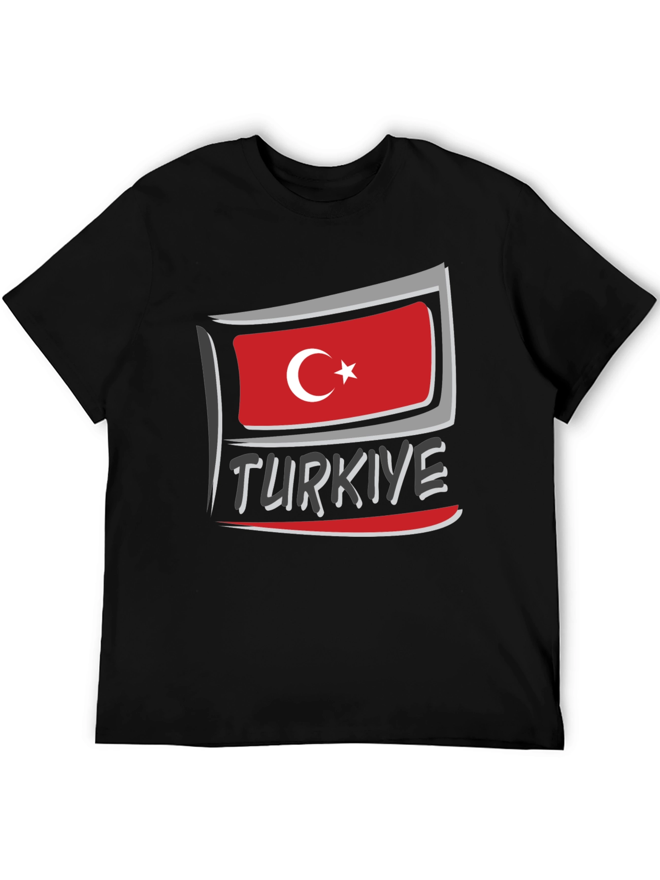 Türkiye Flag Graphic T-Shirt