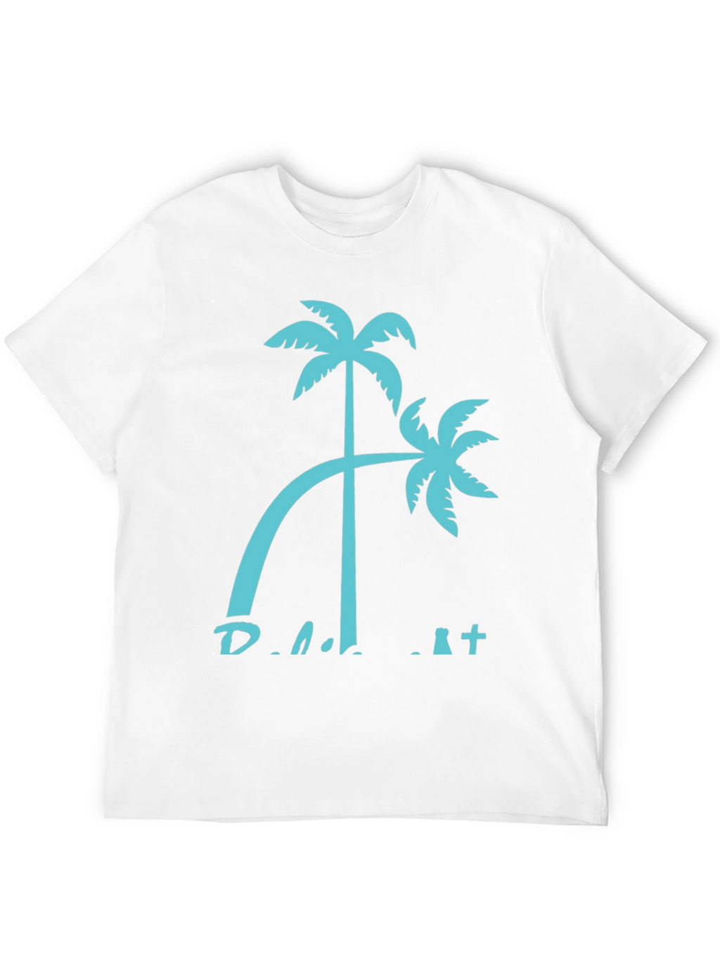 Palm Tree Graphic Black T-Shirt