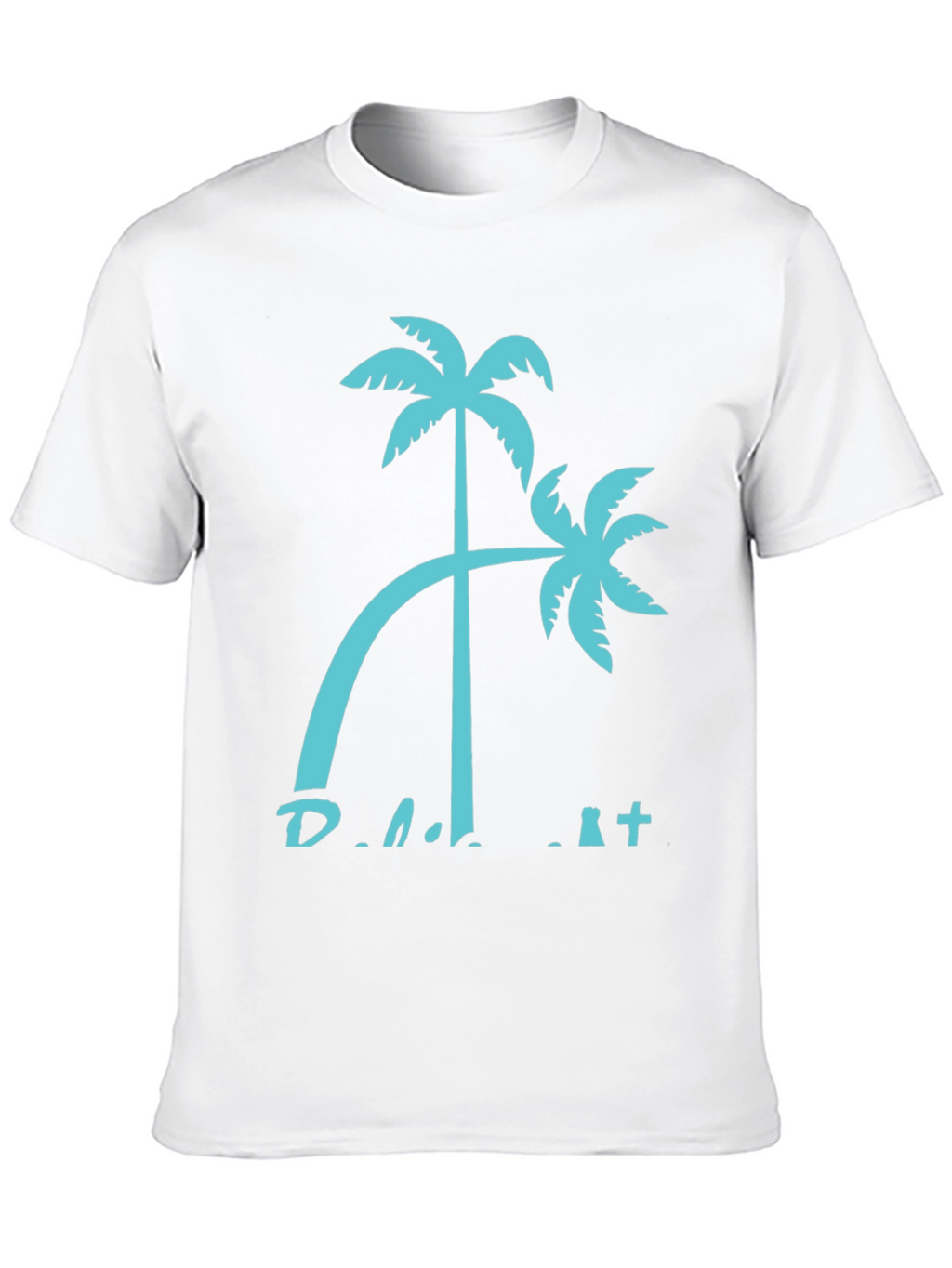 Palm Tree Graphic Black T-Shirt