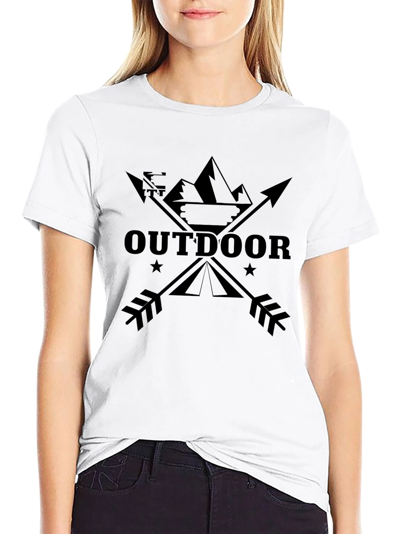 Outdoor Adventure T-Shirt - Mountain Design