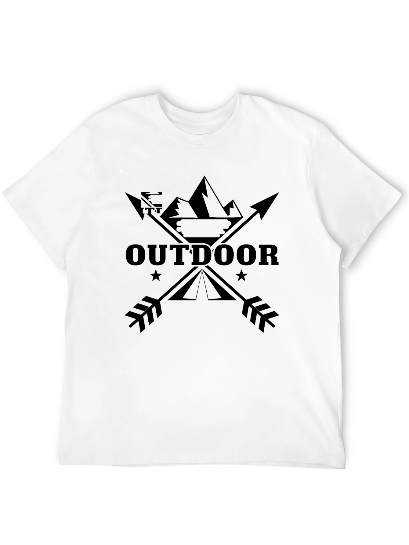 Outdoor Adventure T-Shirt - Mountain Design
