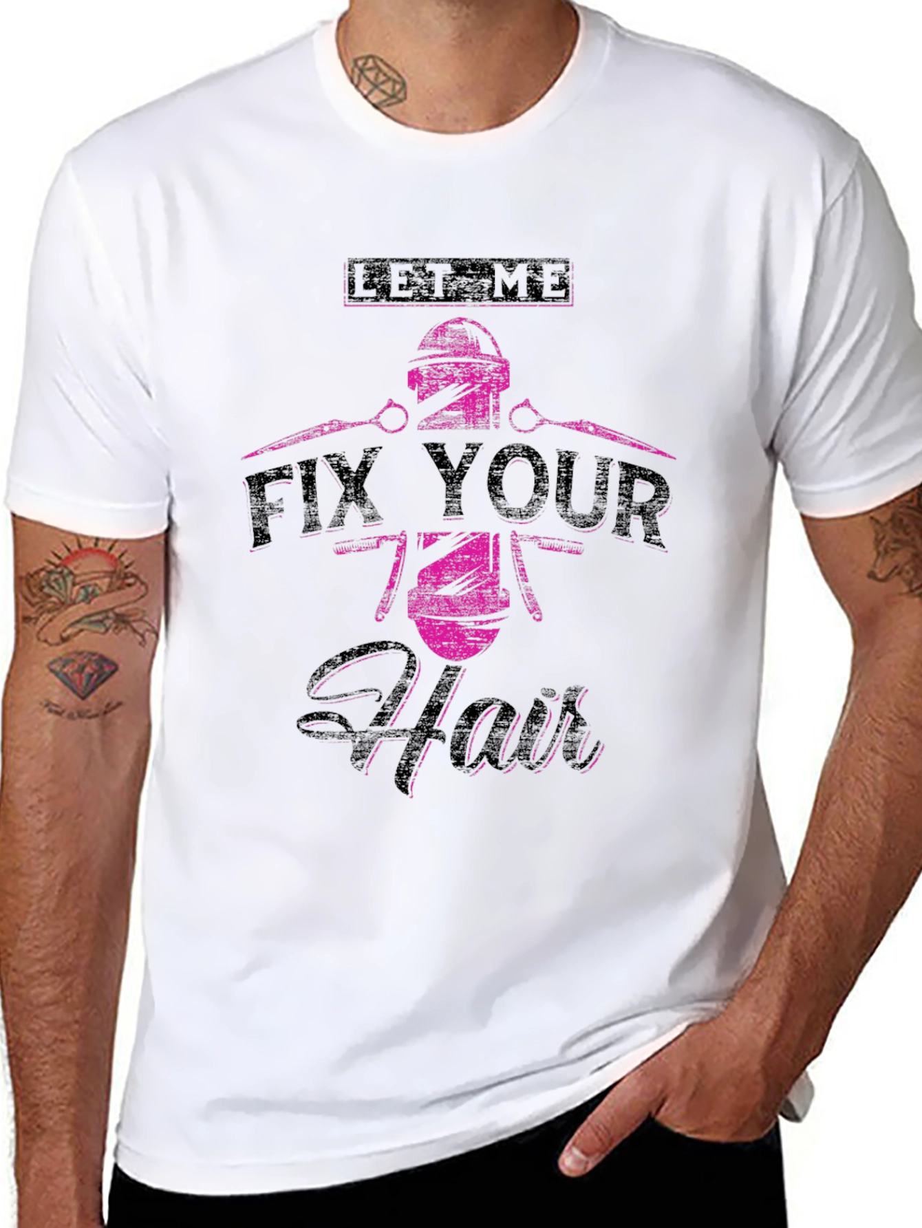 Let Me Fix Your Hair Barber T-Shirt