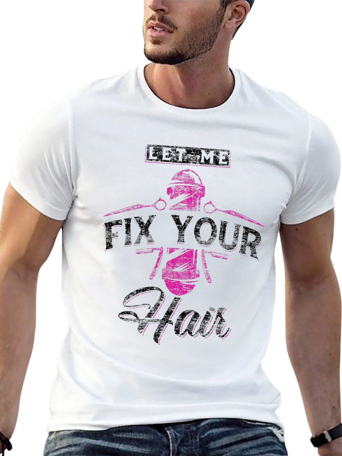 Let Me Fix Your Hair Barber T-Shirt