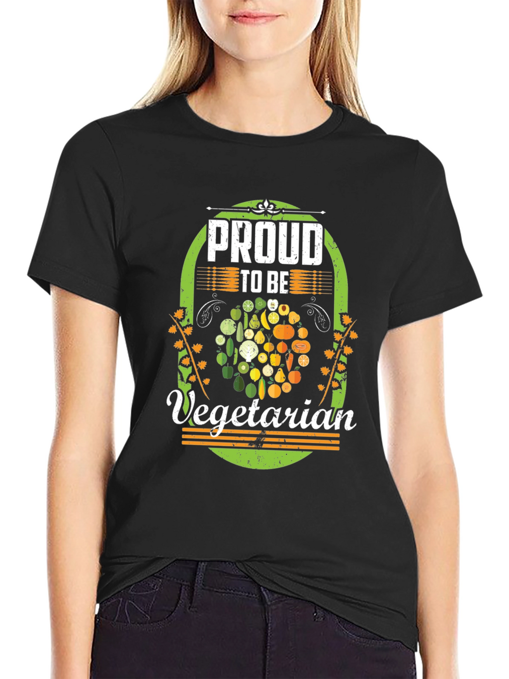 Proud to be Vegetarian Graphic Tee - Unisex