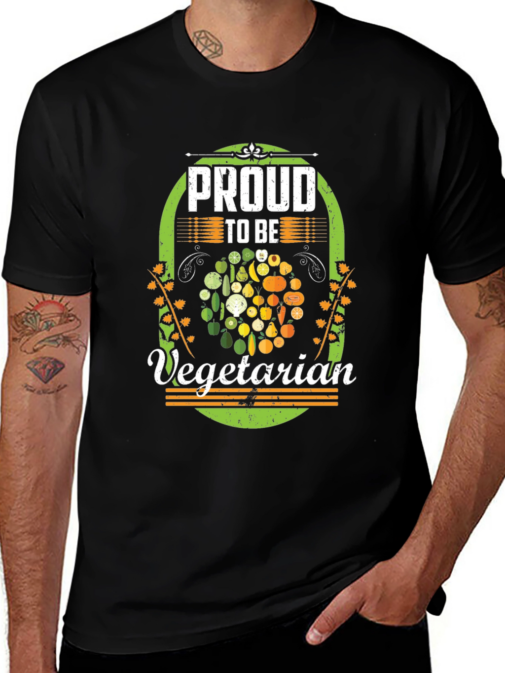 Proud to be Vegetarian Graphic Tee - Unisex