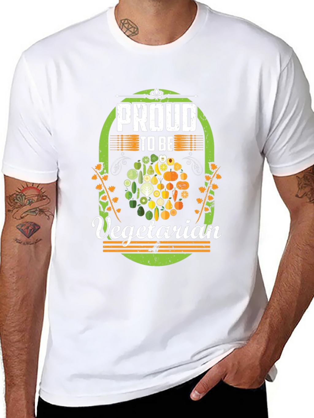 Proud to be Vegetarian Graphic Tee - Unisex