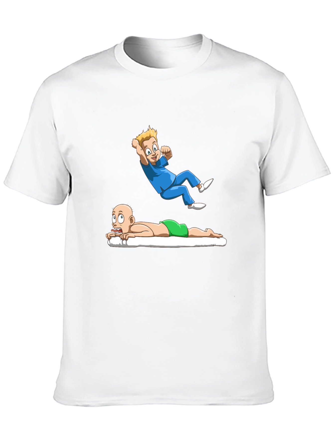 Cartoon Graphic Tee - Massage Therapy Humor