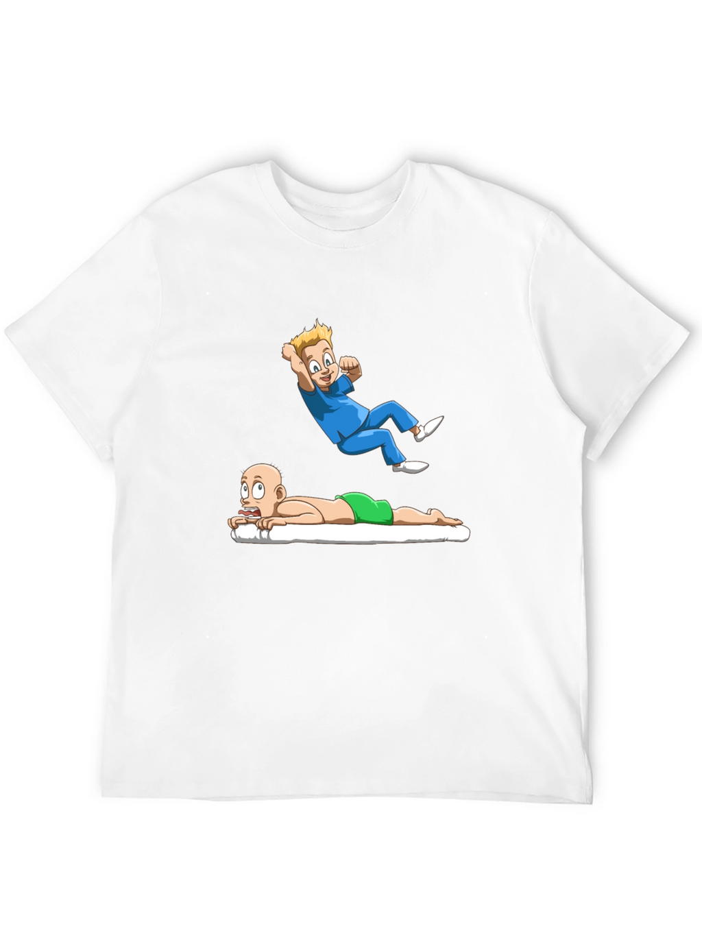Cartoon Graphic Tee - Massage Therapy Humor