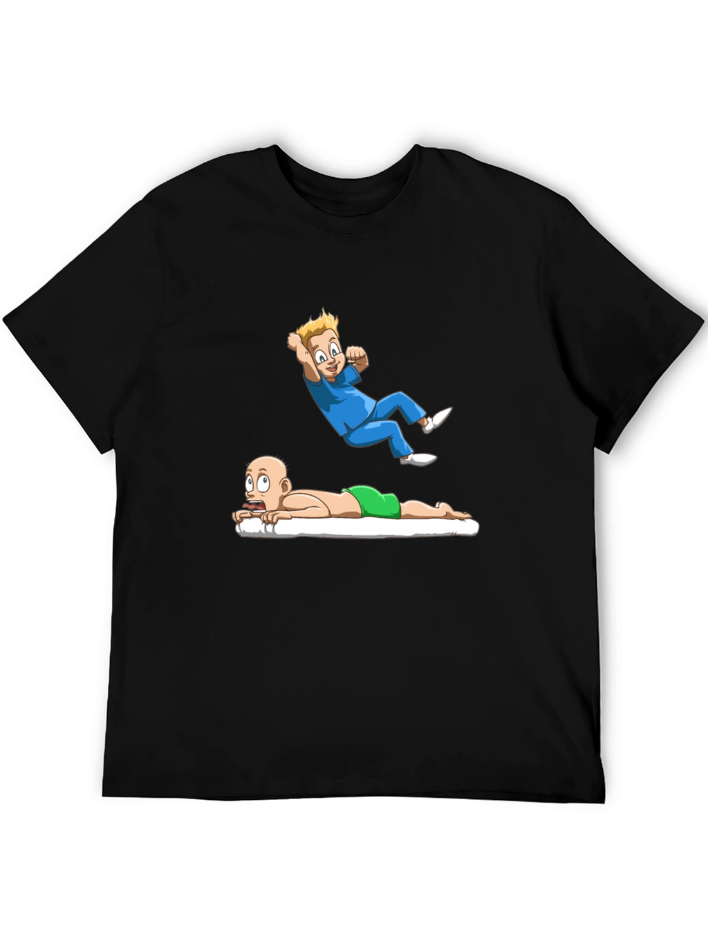 Cartoon Graphic Tee - Massage Therapy Humor