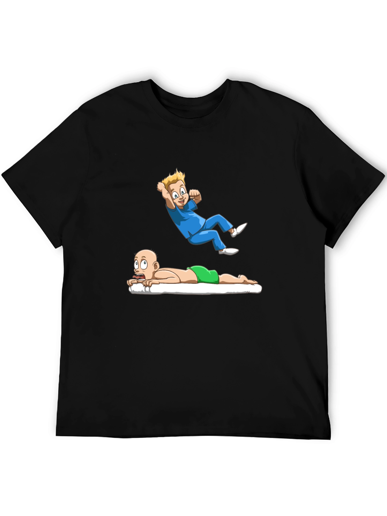 Cartoon Graphic Tee - Massage Therapy Humor
