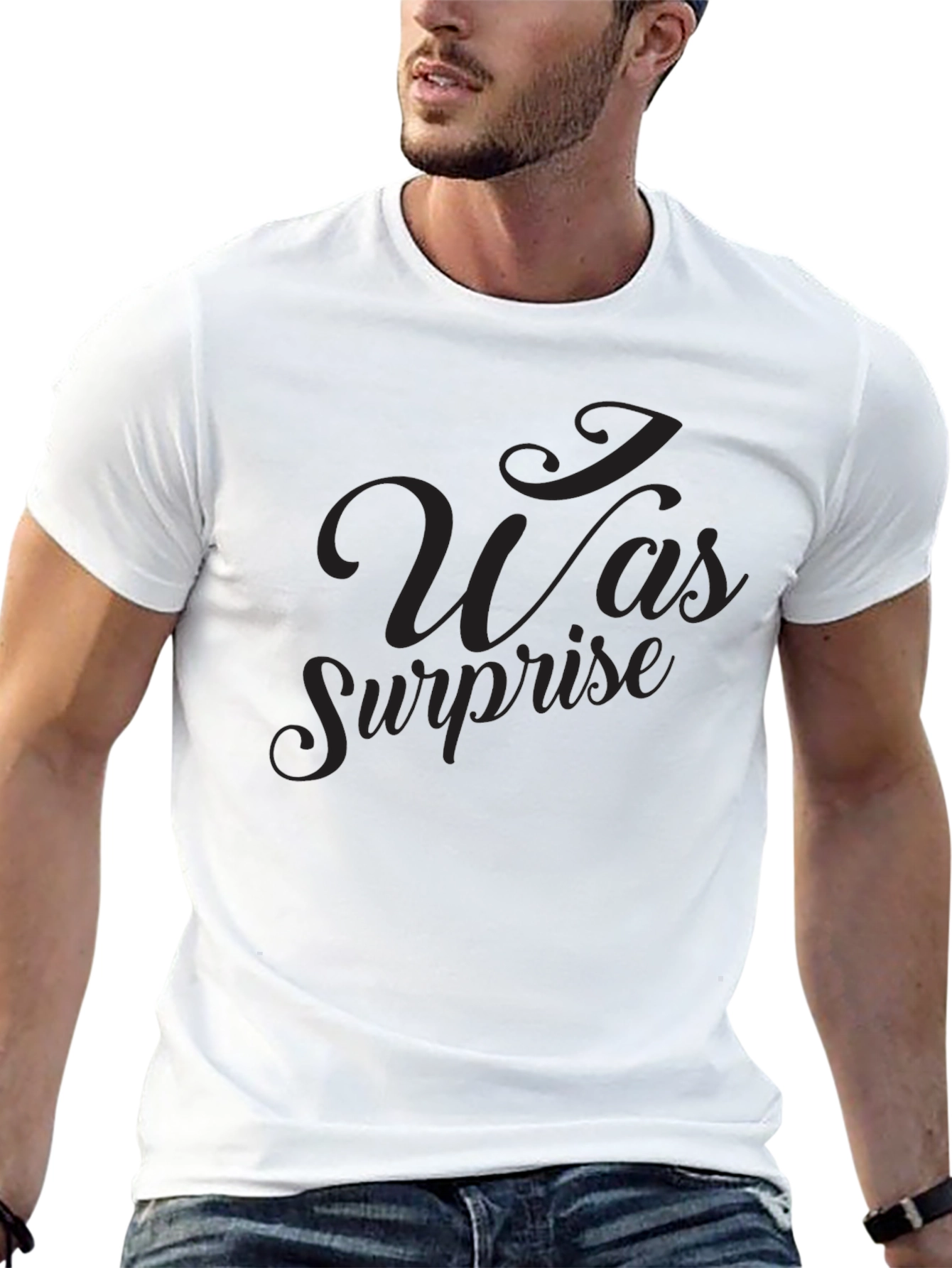 Surprise Script Black T-Shirt
