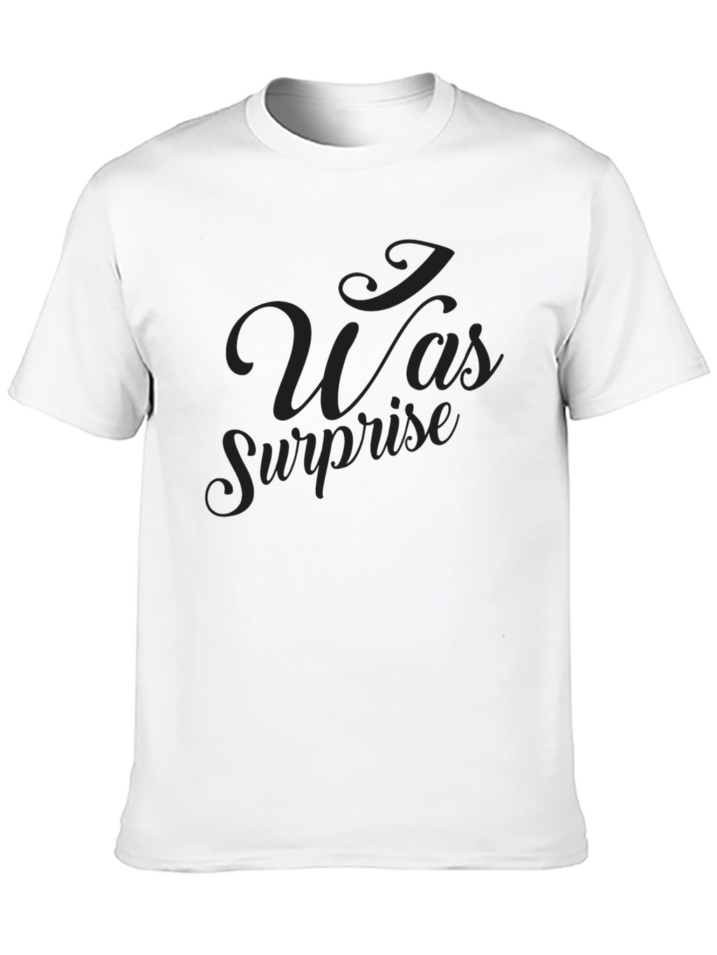 Surprise Script Black T-Shirt