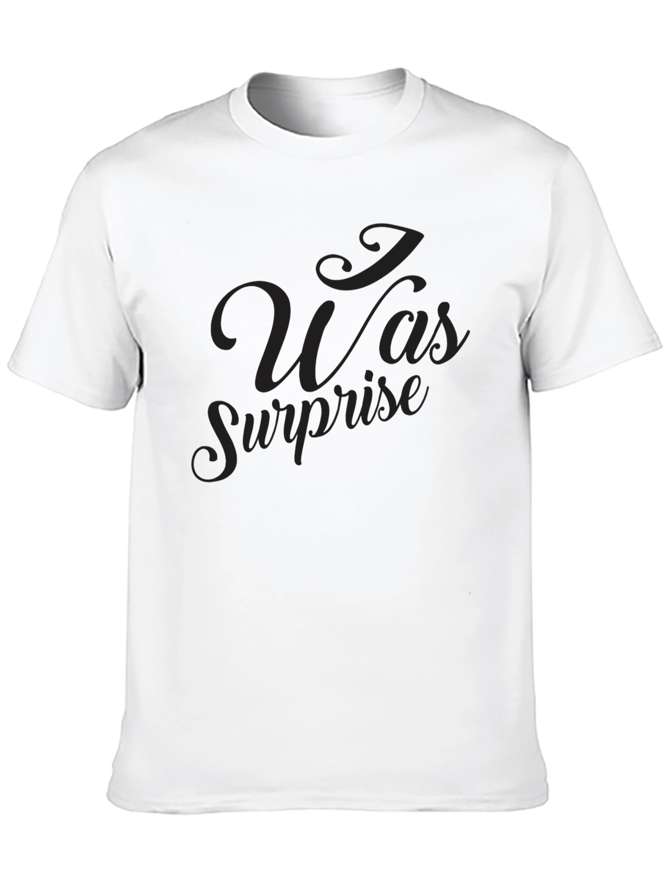Surprise Script Black T-Shirt