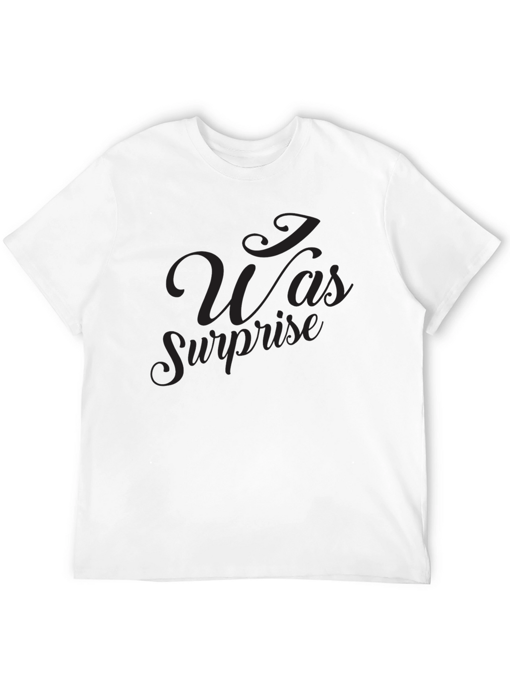 Surprise Script Black T-Shirt