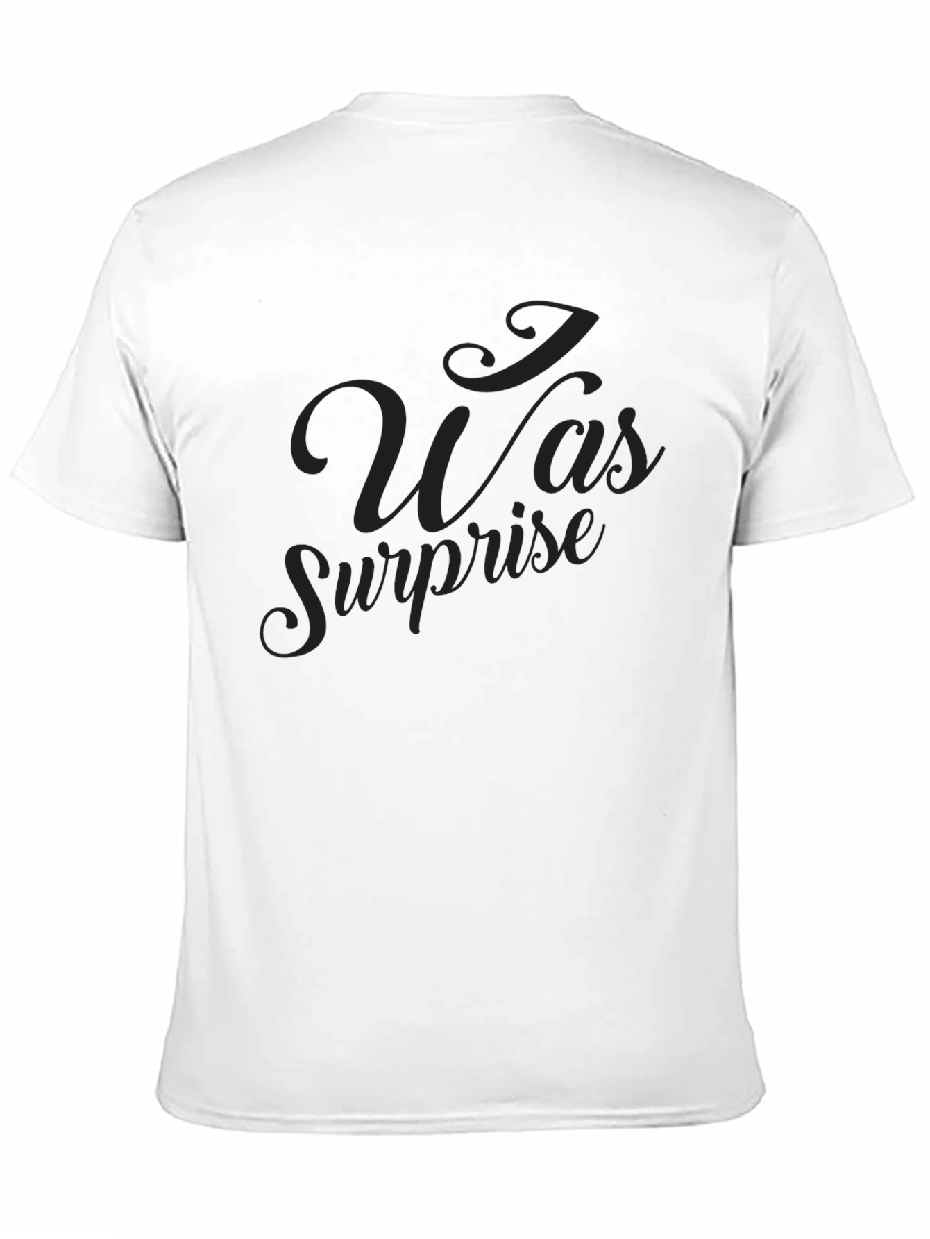 Surprise Script Black T-Shirt