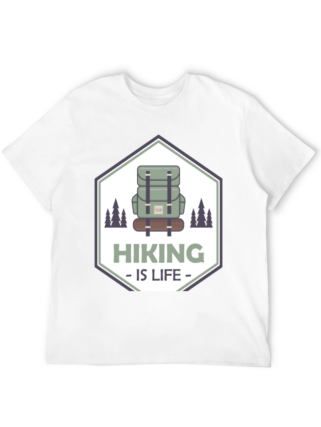 Hiking is Life Black T-Shirt