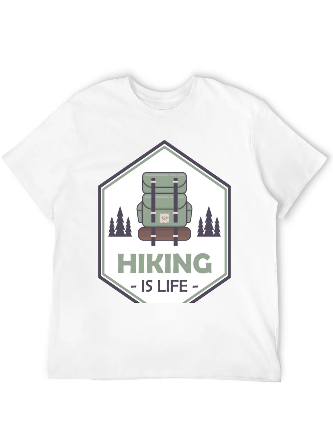 Hiking is Life Black T-Shirt