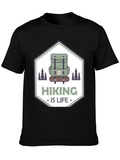 Hiking is Life Black T-Shirt
