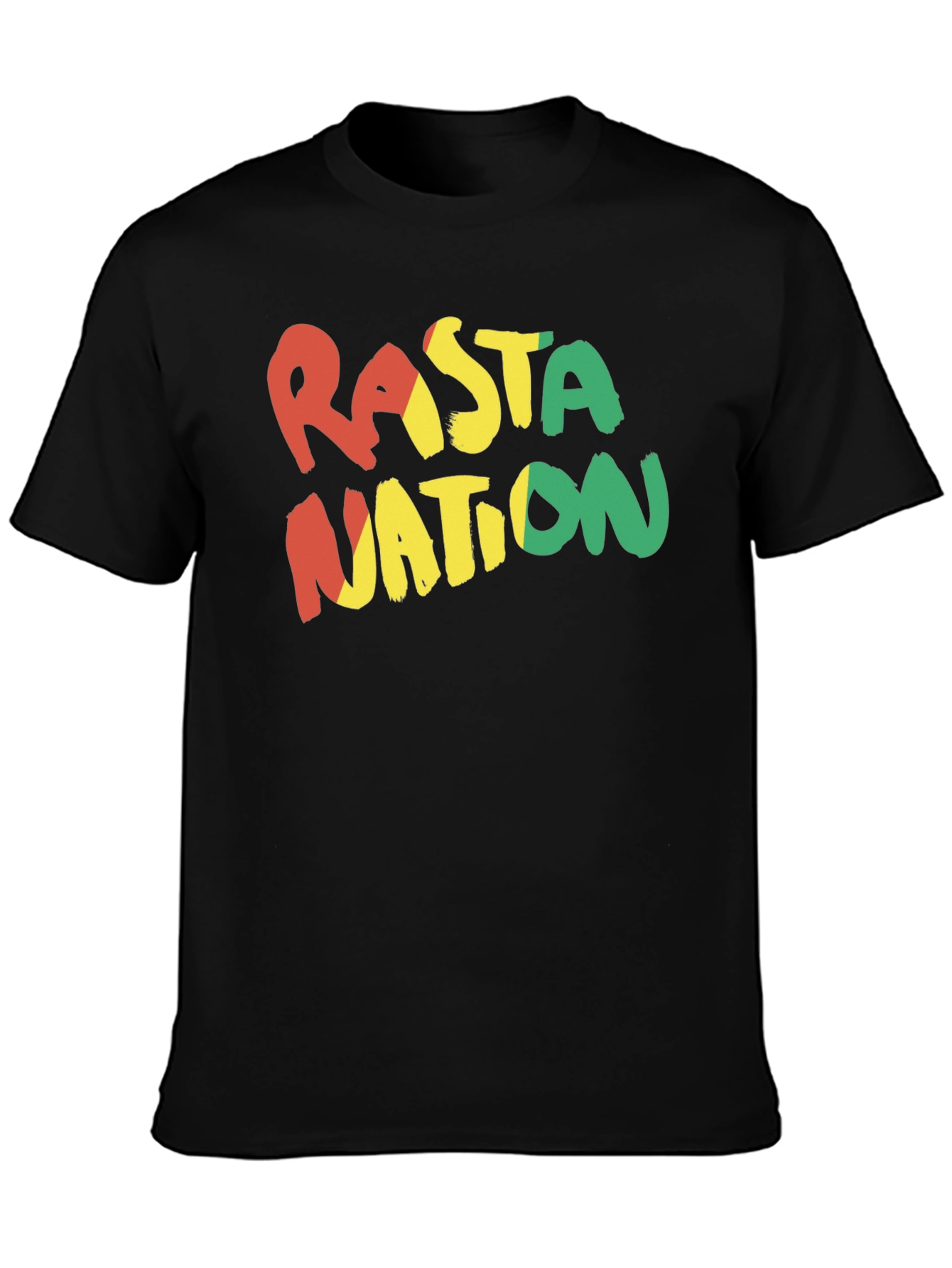 Rasta Nation Black T-Shirt