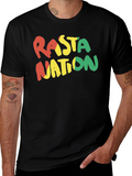 Rasta Nation Black T-Shirt