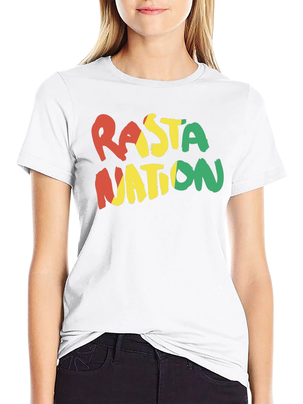 Rasta Nation Black T-Shirt