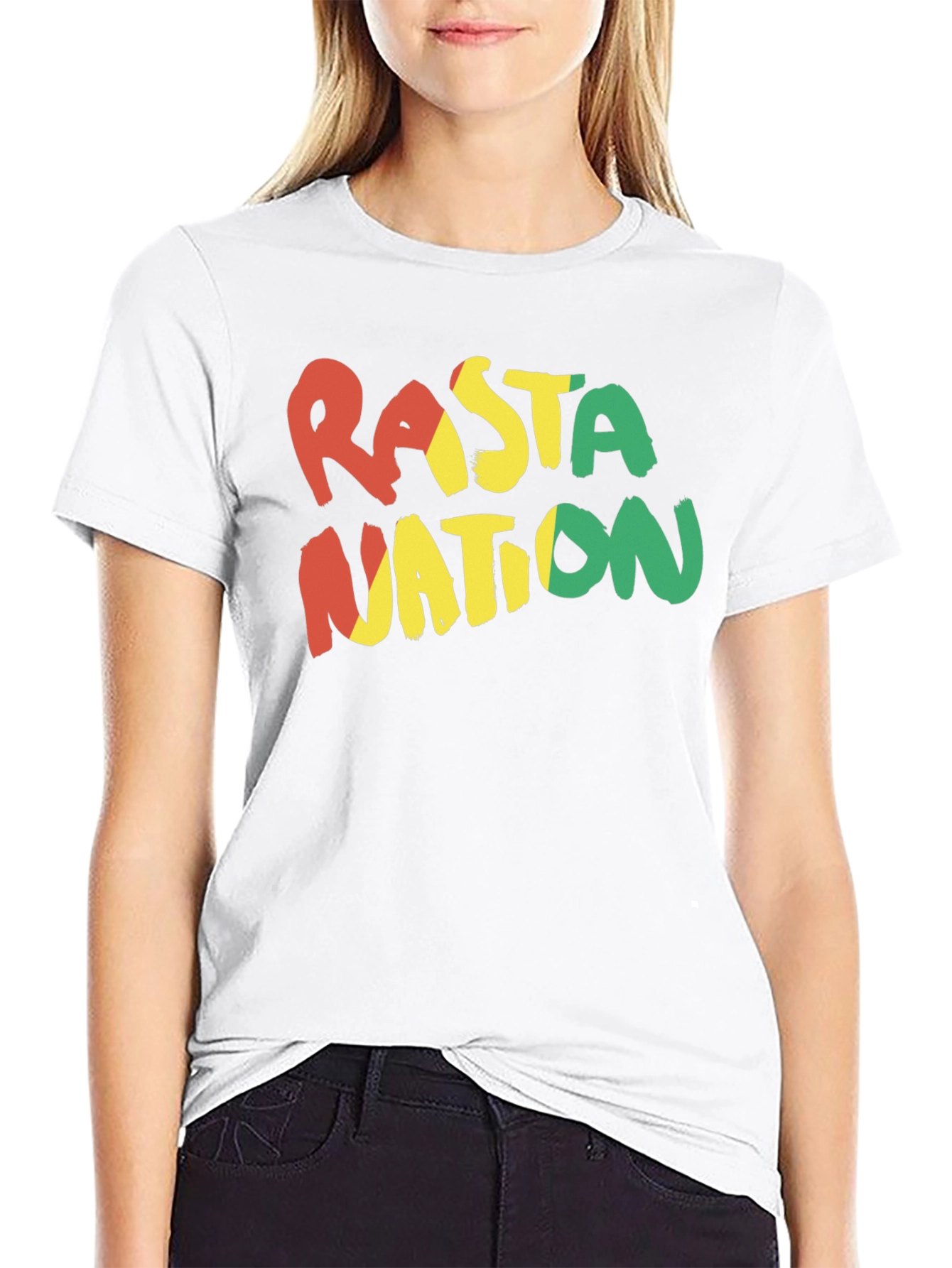 Rasta Nation Black T-Shirt