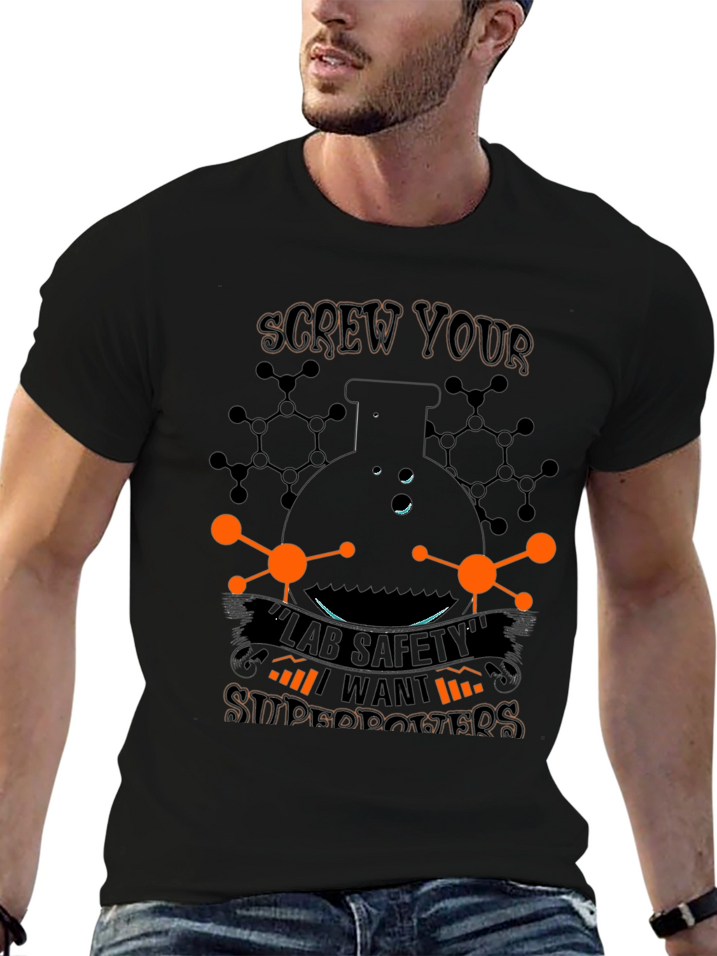 Lab Safety Superpowers T-Shirt - Science Humor Tee
