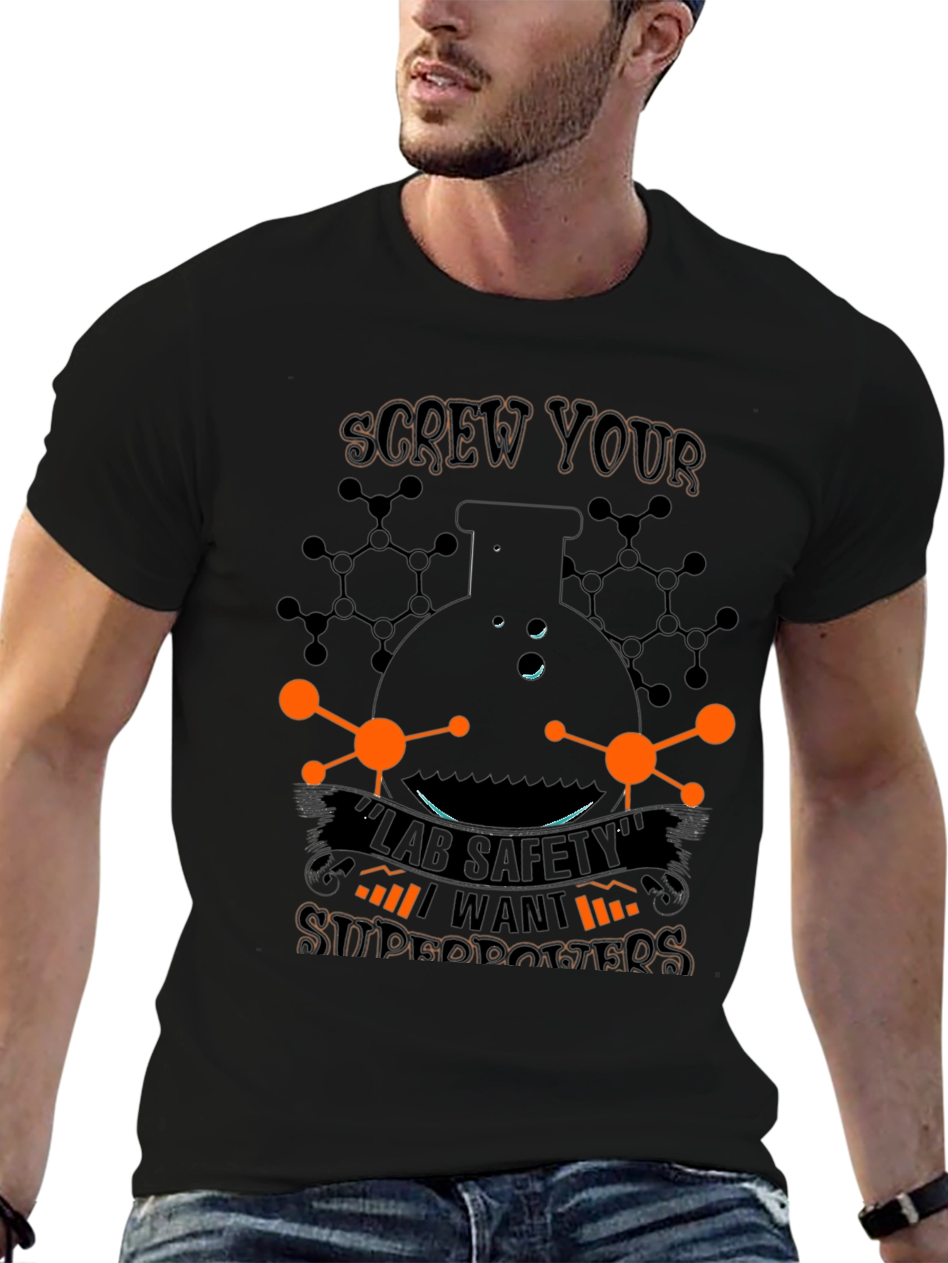 Lab Safety Superpowers T-Shirt - Science Humor Tee
