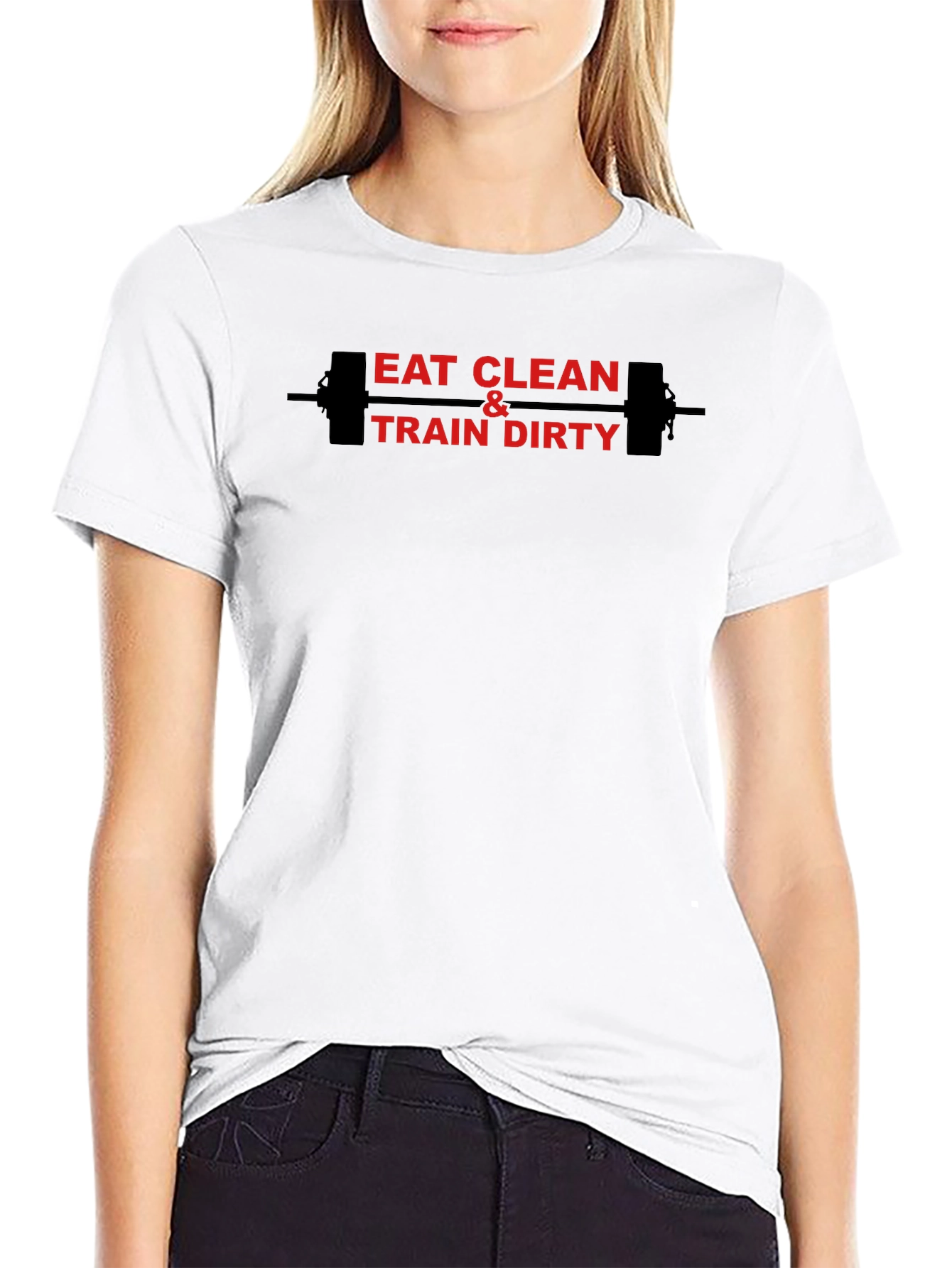 Eat Clean Train Dirty Graphic T-Shirt
