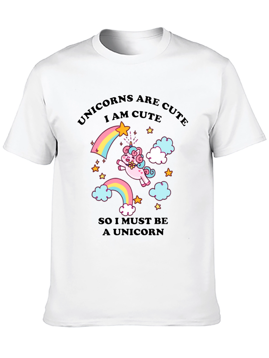 Unicorns Are Cute Graphic T-Shirt