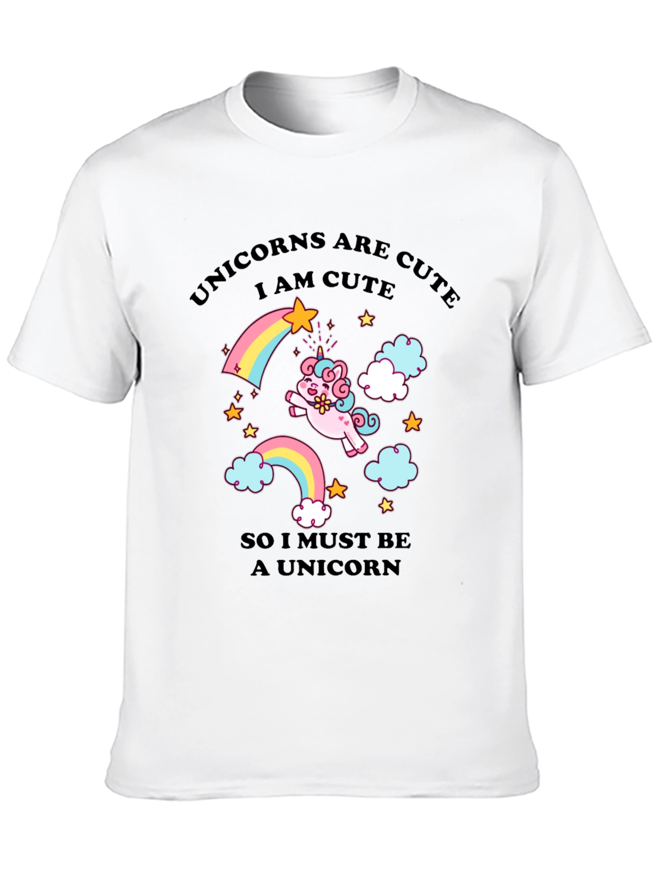 Unicorns Are Cute Graphic T-Shirt