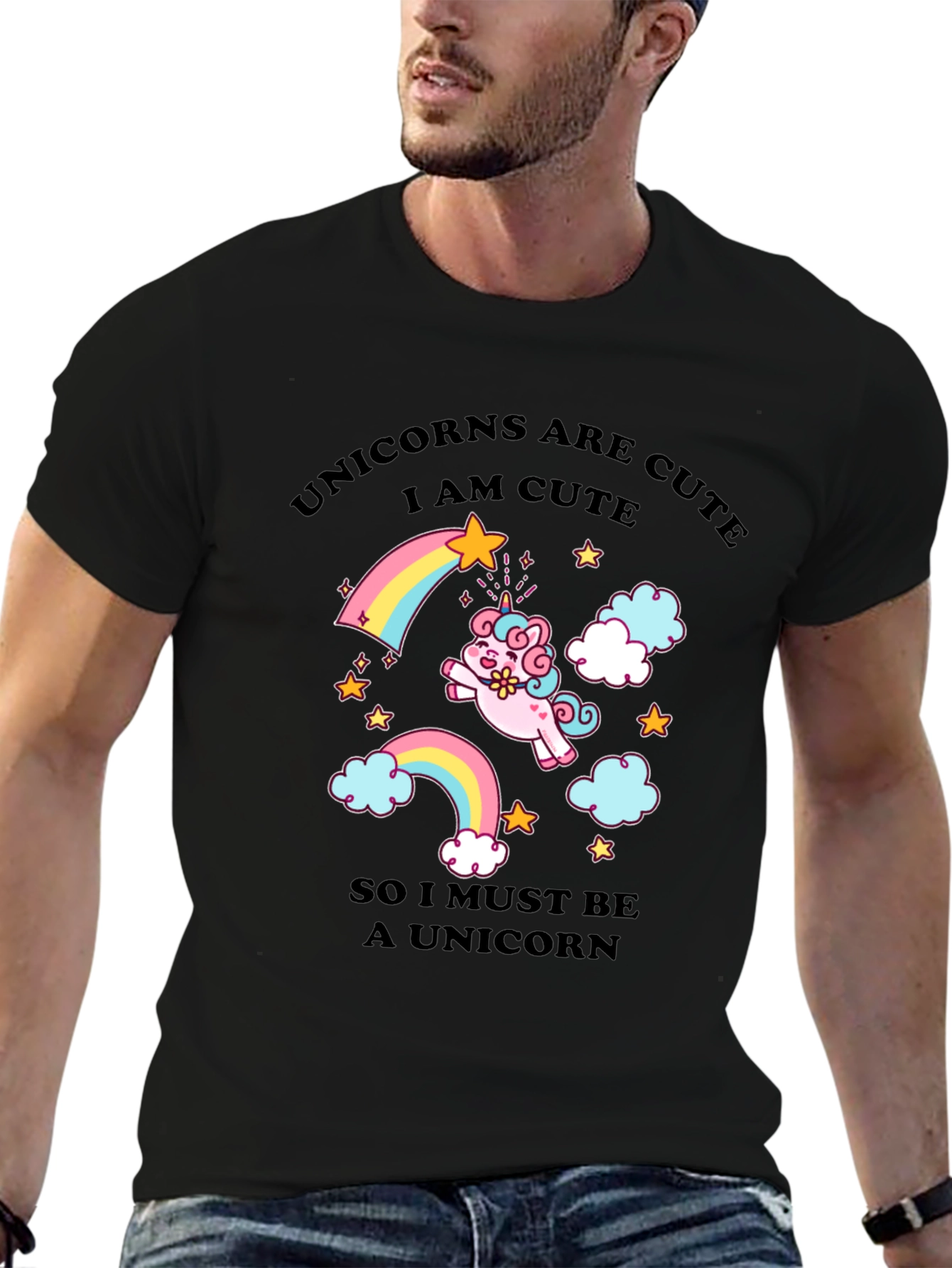 Unicorns Are Cute Graphic T-Shirt