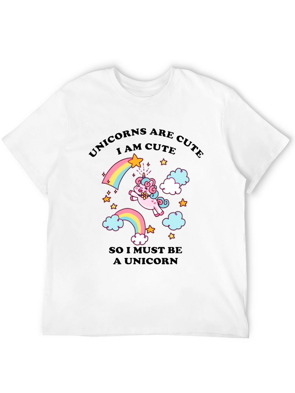 Unicorns Are Cute Graphic T-Shirt