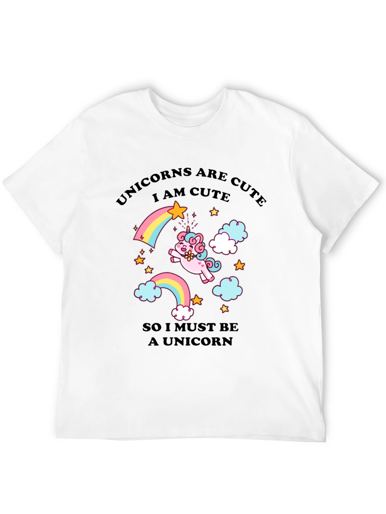 Unicorns Are Cute Graphic T-Shirt