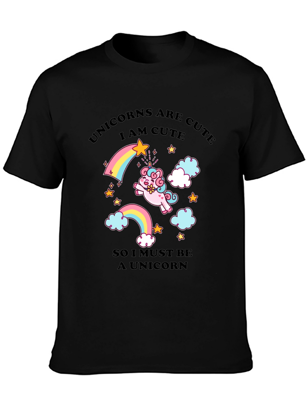 Unicorns Are Cute Graphic T-Shirt
