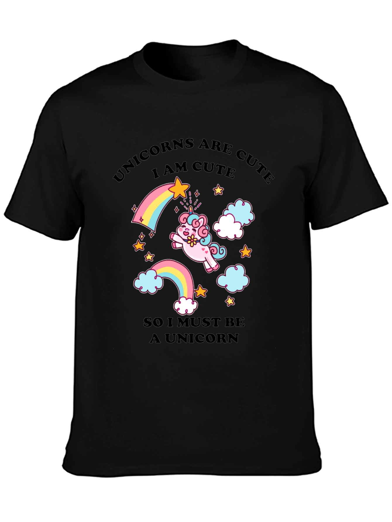 Unicorns Are Cute Graphic T-Shirt