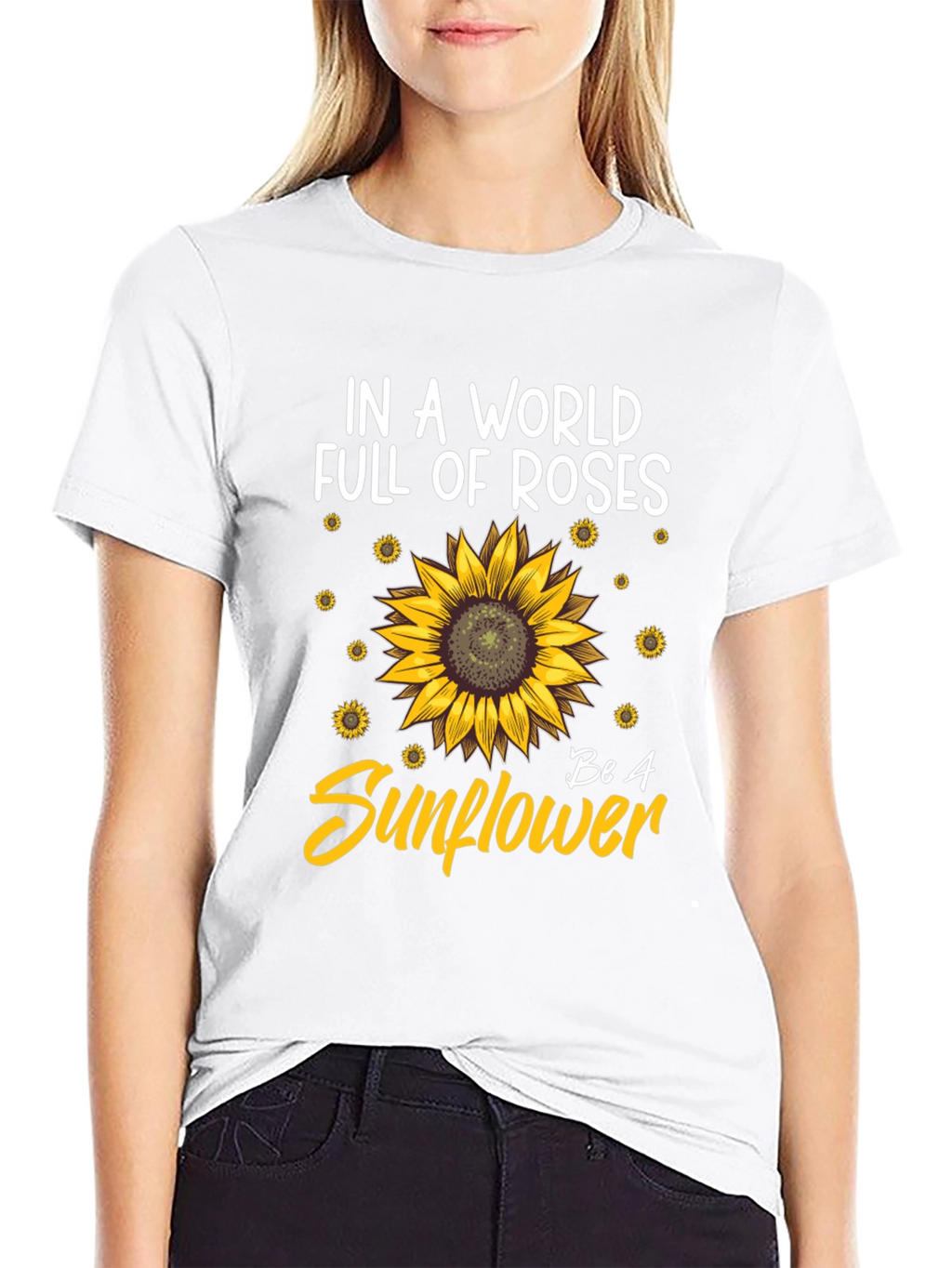 Be A Sunflower Graphic T-Shirt
