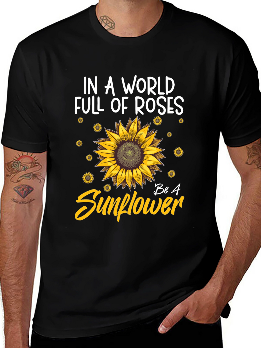 Be A Sunflower Graphic T-Shirt