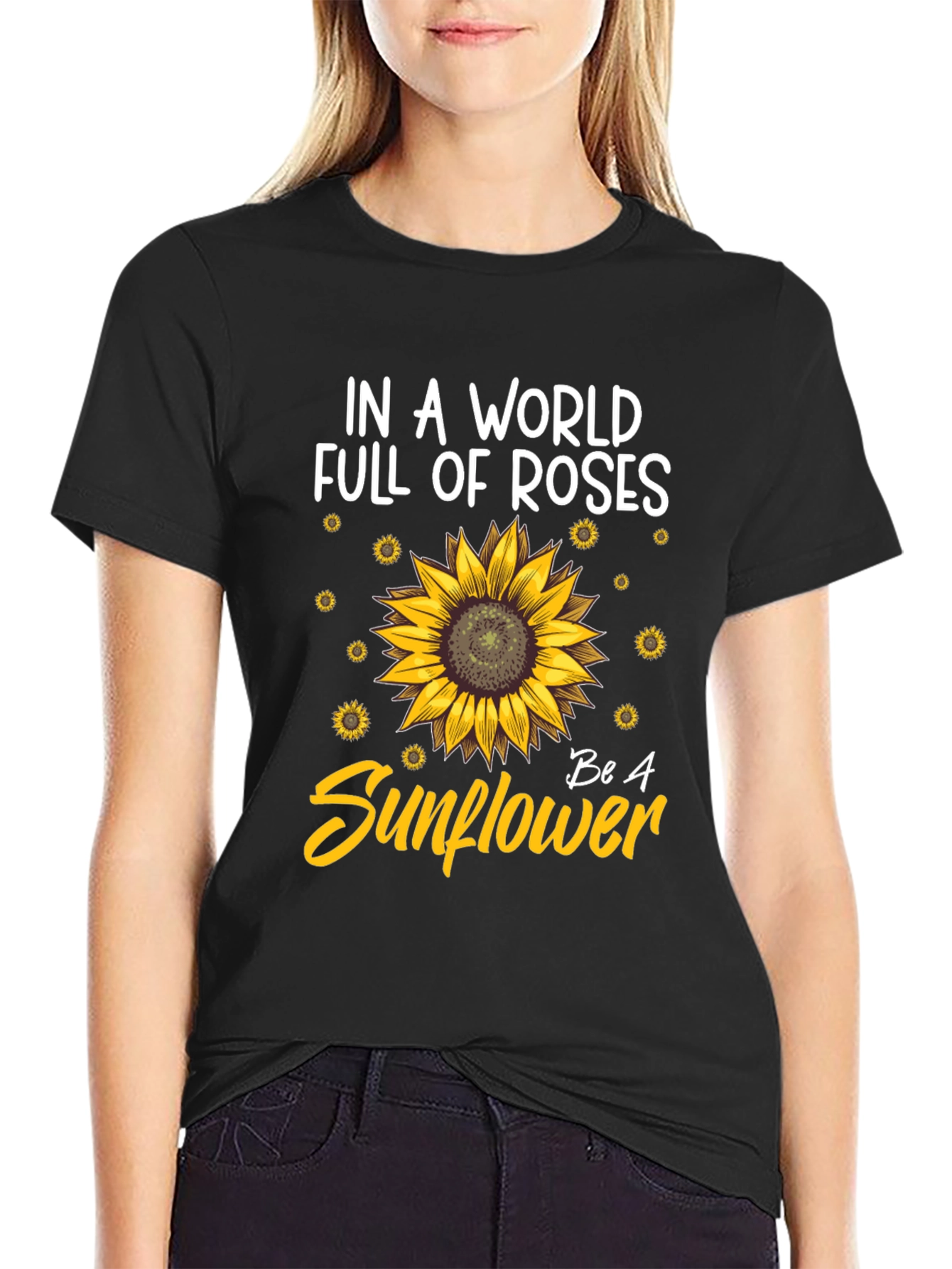Be A Sunflower Graphic T-Shirt