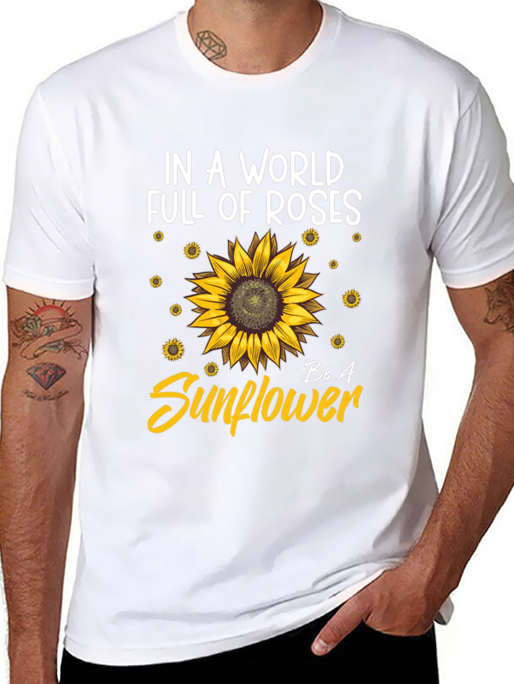 Be A Sunflower Graphic T-Shirt