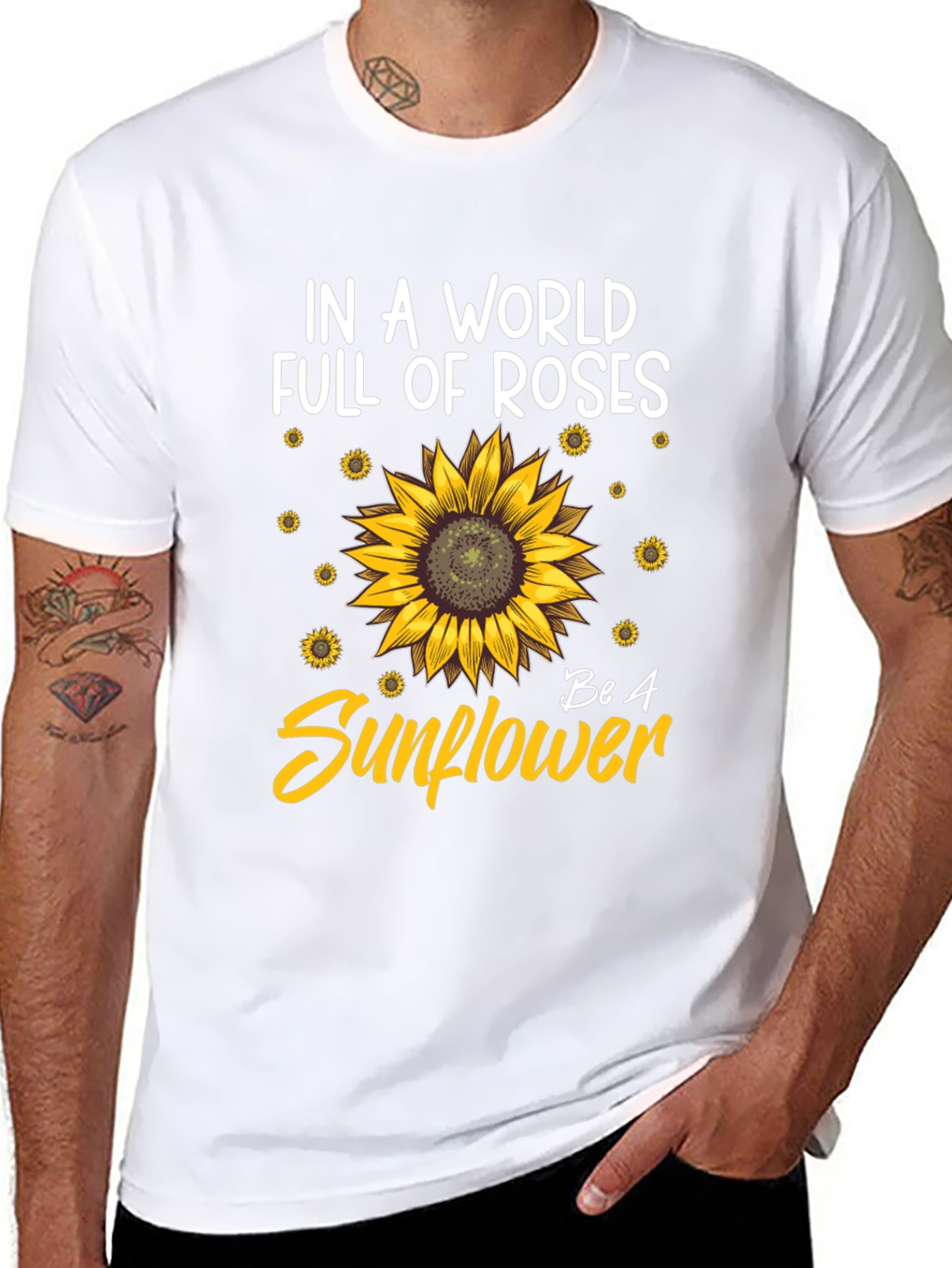 Be A Sunflower Graphic T-Shirt