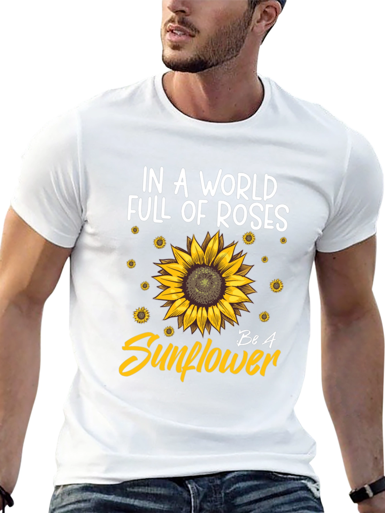 Be A Sunflower Graphic T-Shirt