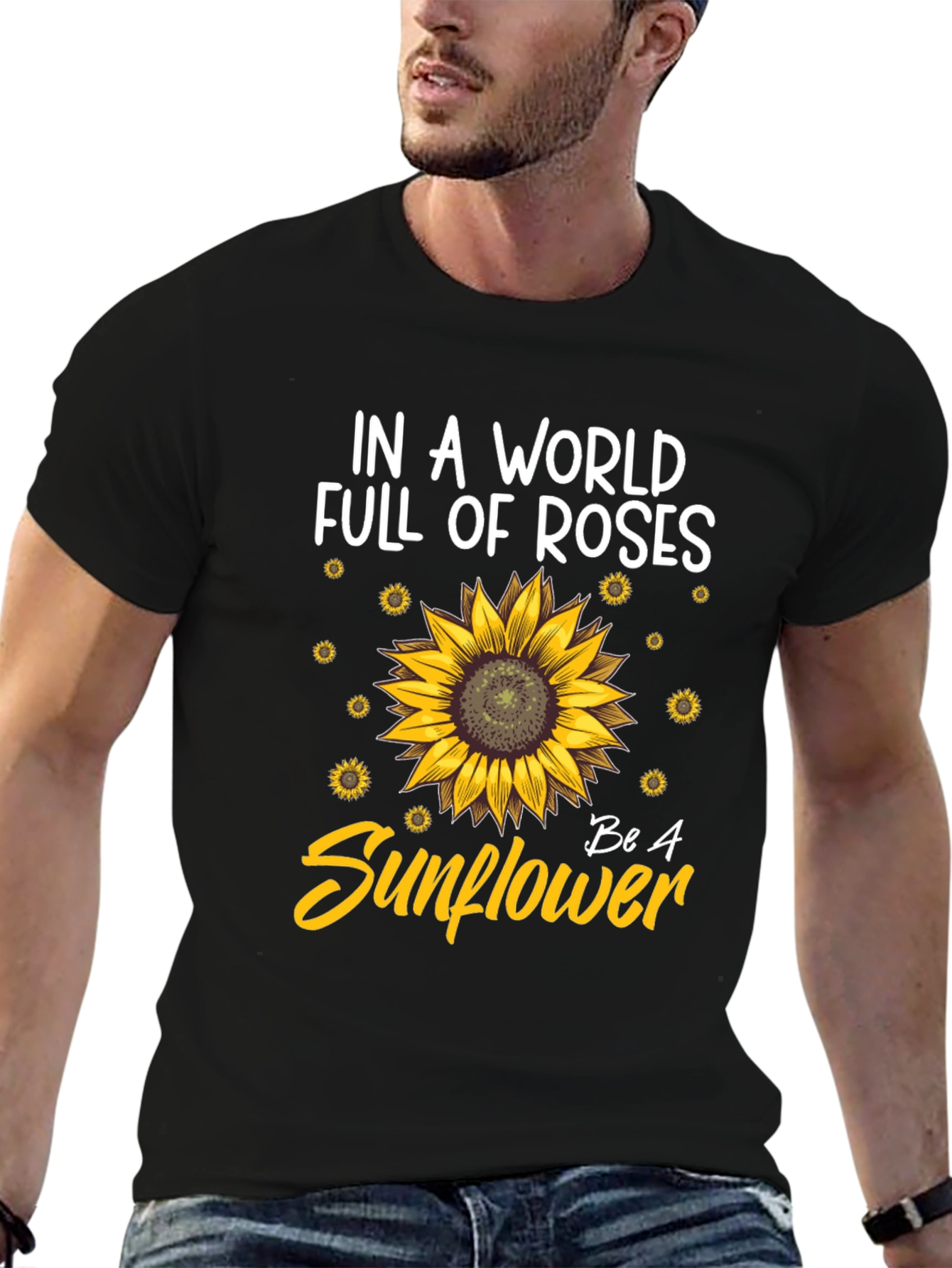 Be A Sunflower Graphic T-Shirt