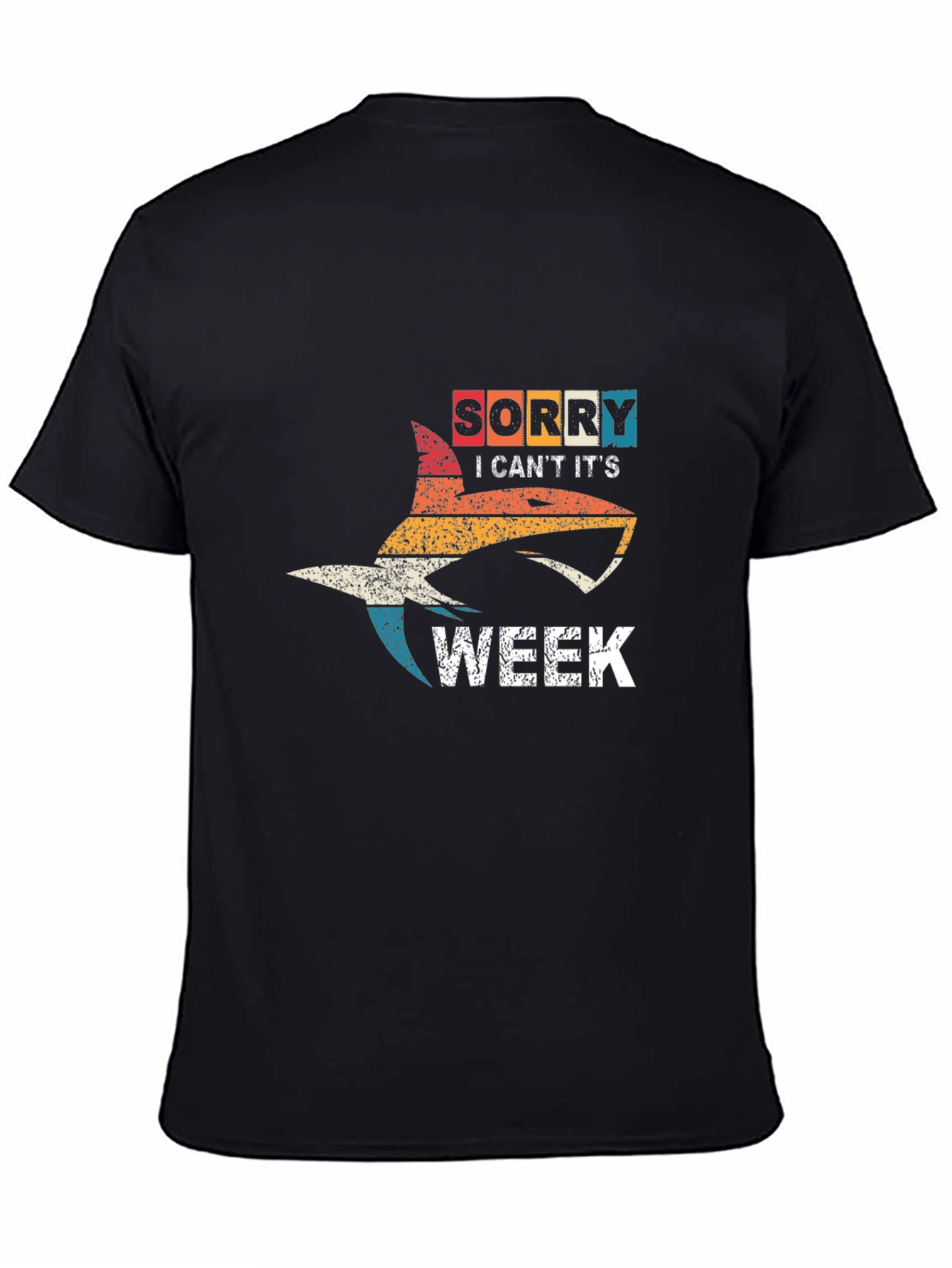 Shark Week T-Shirt Funny Sorry I Cant Graphic Tee