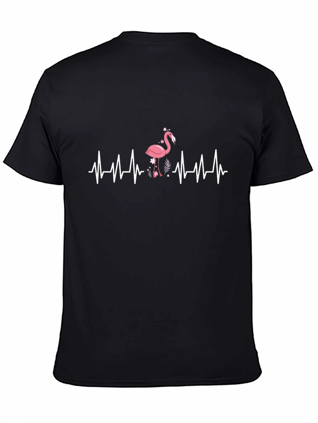 Flamingo Heartbeat Graphic T-Shirt