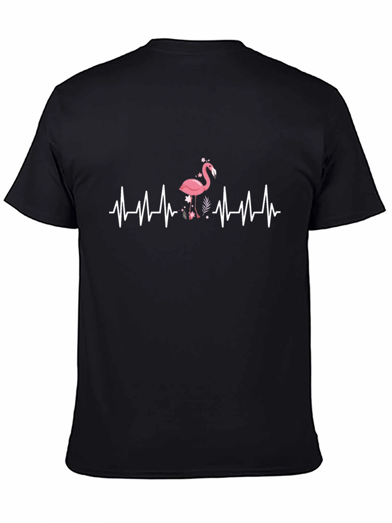 Flamingo Heartbeat Graphic T-Shirt