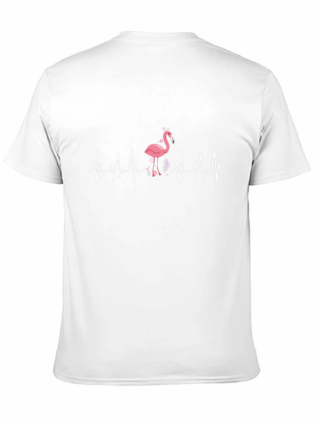 Flamingo Heartbeat Graphic T-Shirt