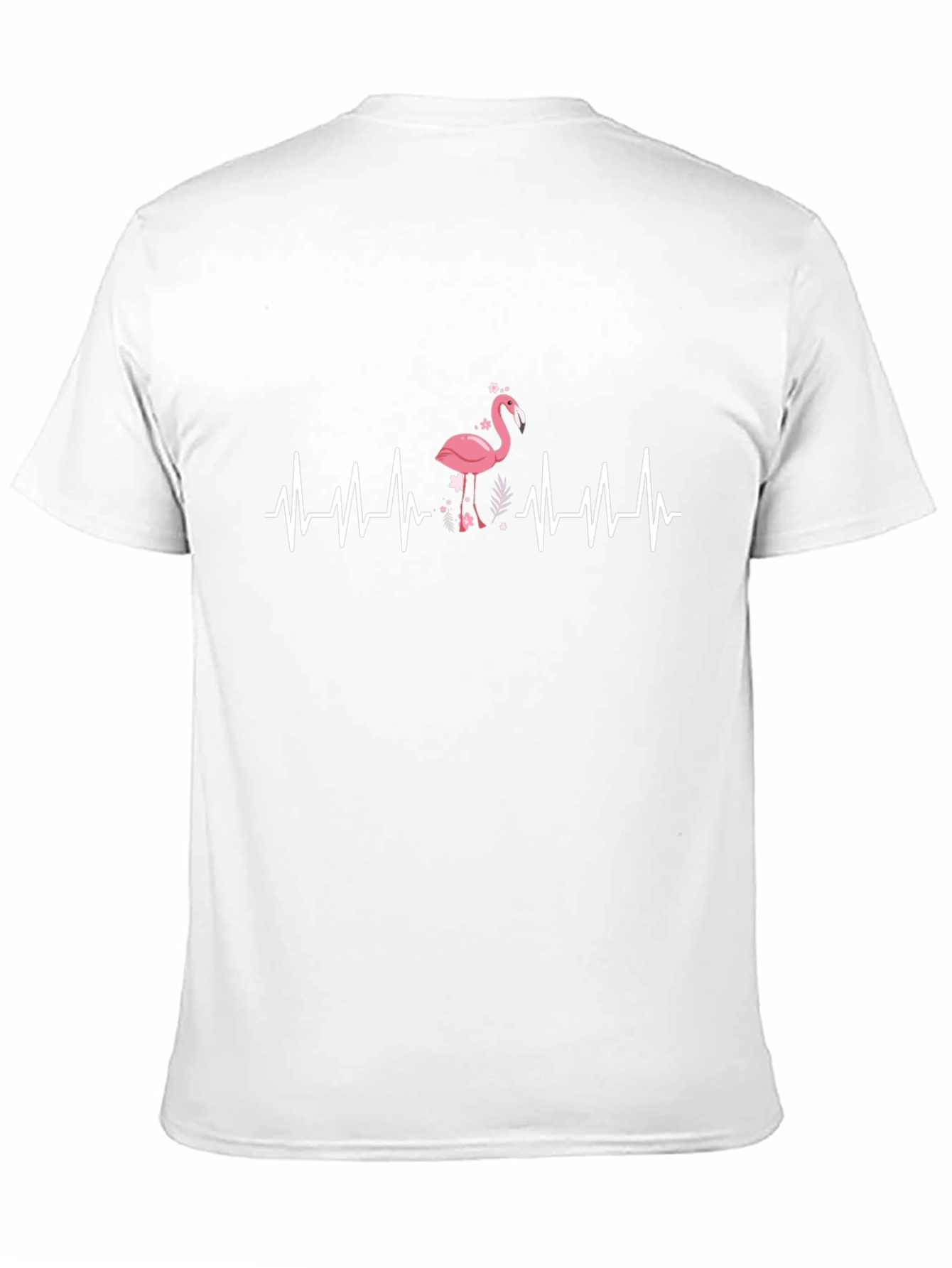 Flamingo Heartbeat Graphic T-Shirt