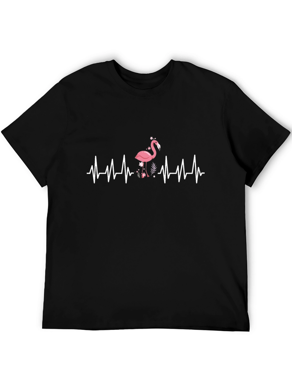 Flamingo Heartbeat Graphic T-Shirt