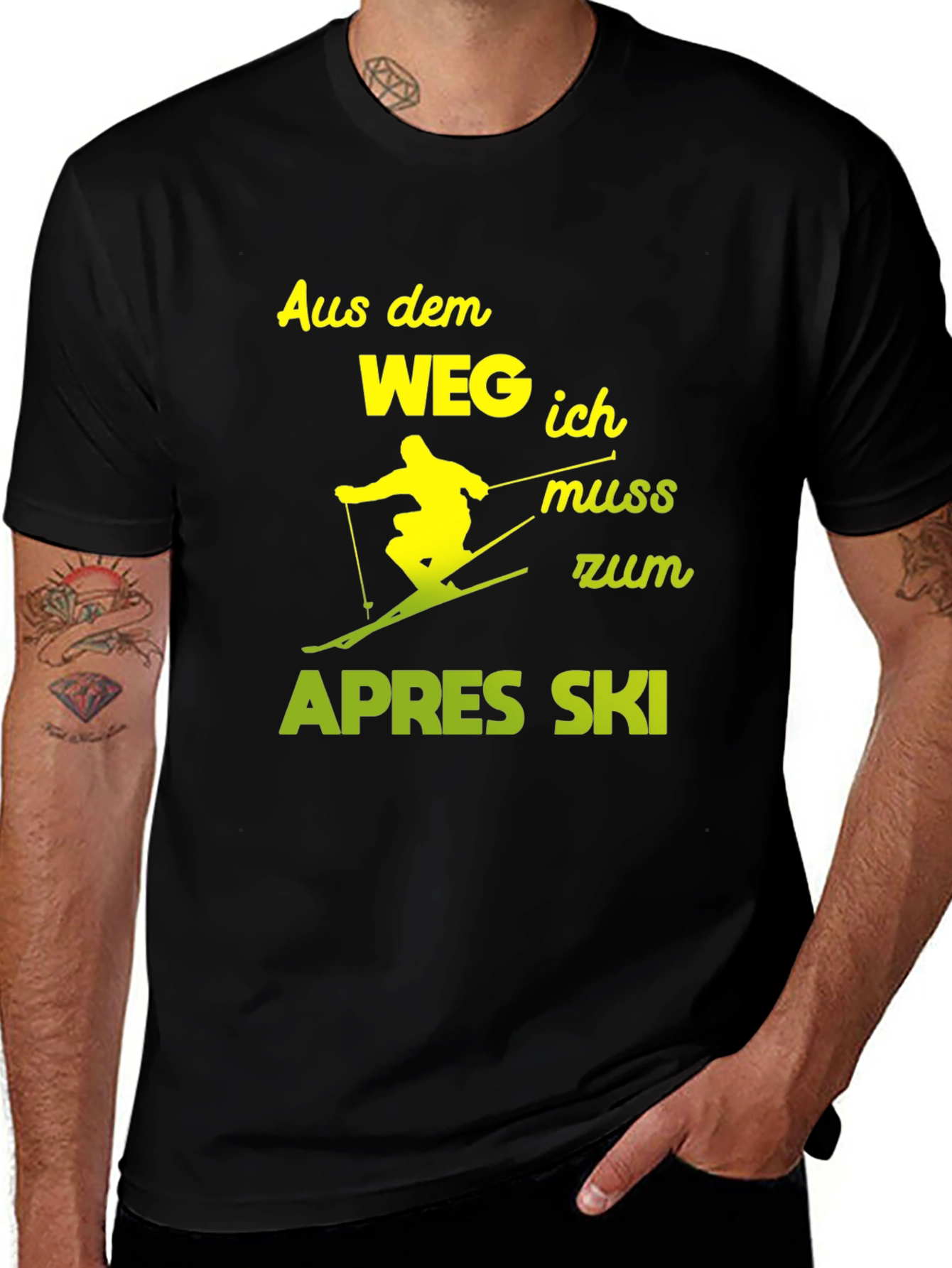 Apres Ski T-Shirt - Skier Must Go!